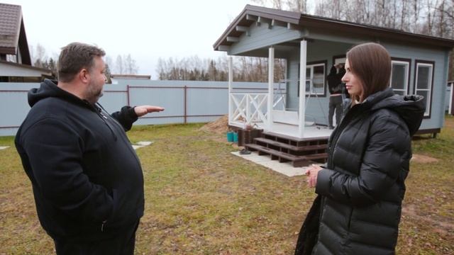 Дачный дом из клееного бруса. Отзыв заказчика. смотреть онлайн