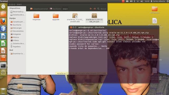 Instalar Oracle DB Express 11g R2 - Ubuntu 12.04 LTS 64bits смотреть онлайн