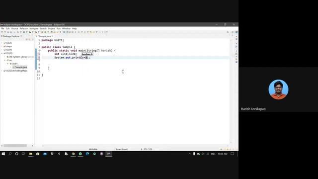 Basics of Java, Class, Arithmetic Operations in java смотреть онлайн