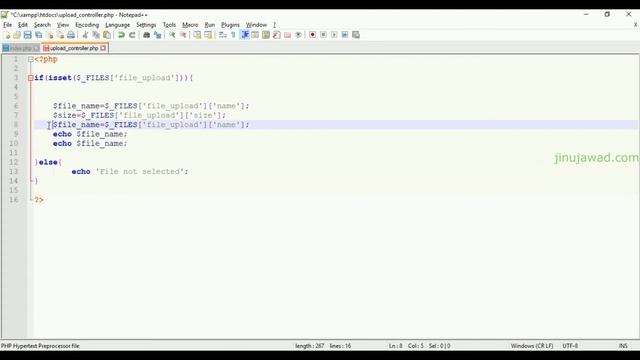 PHP Simple File Upload смотреть онлайн