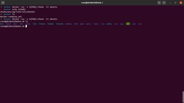 Docker Volume Mount | docker run -v (--volume) | Docker for beginners #6 смотреть онлайн