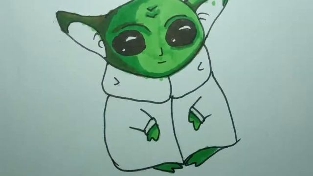 Рисуем Джедая (Скетч маркерами ) смотреть онлайн