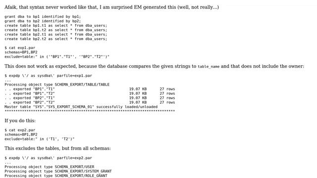 Databases: How to export dump of some schemas exclude some tables? (2 Solutions!!) смотреть онлайн
