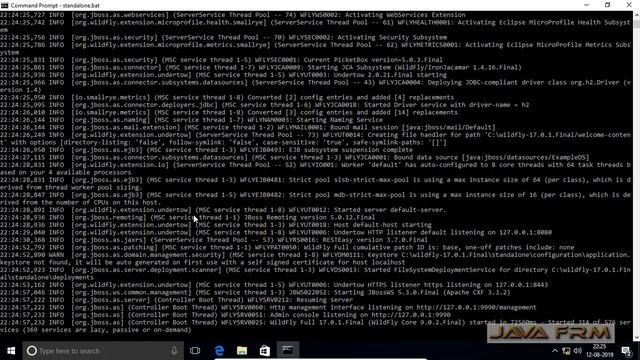 WildFly 17 Installation using Amazon Corretto 8 and Amazon Corretto 11 LTS on Windows 10 смотреть онлайн