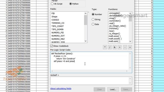 Reclasificando Campos con Python en ArcGIS Desktop! смотреть онлайн