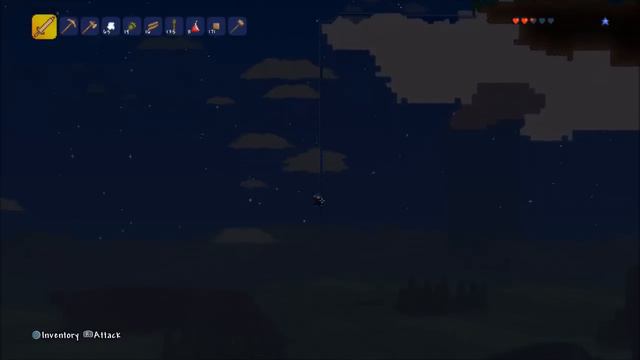 Let's Play Terraria PS4 - Part 3 - Floating Island! ( PS4 Edition ) смотреть онлайн