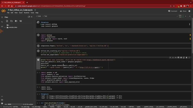 How to run and access mlflow UI from Google Colab смотреть онлайн