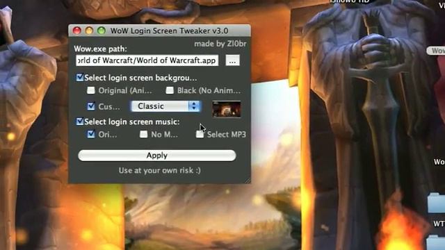 How To Change Your WoW Login Screen To Classic! смотреть онлайн