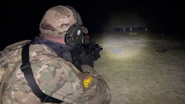Испытания ночью Olight Odin TURBO