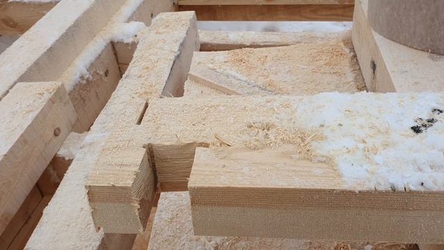 Теплый угол для дома из бруса! Как правильно и надежно? смотреть онлайн