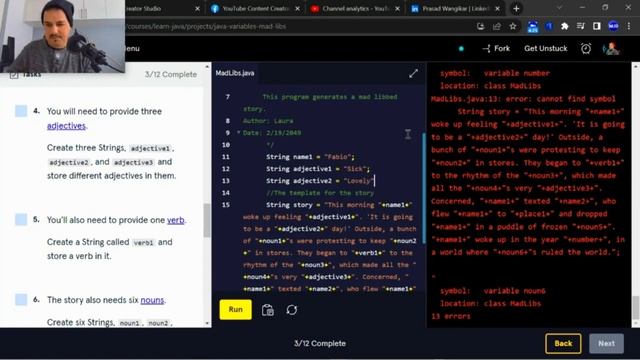 Java Fundamentals Week 7 #1 смотреть онлайн