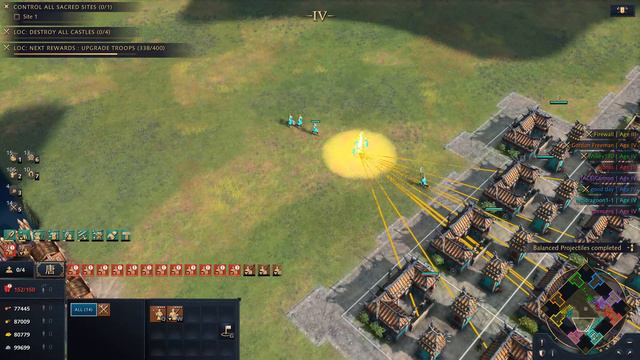 Age Of Empires 4 - 4v4 CBA RANDOM CIVILIZATIONS MAYHEM | Multiplayer Gameplay