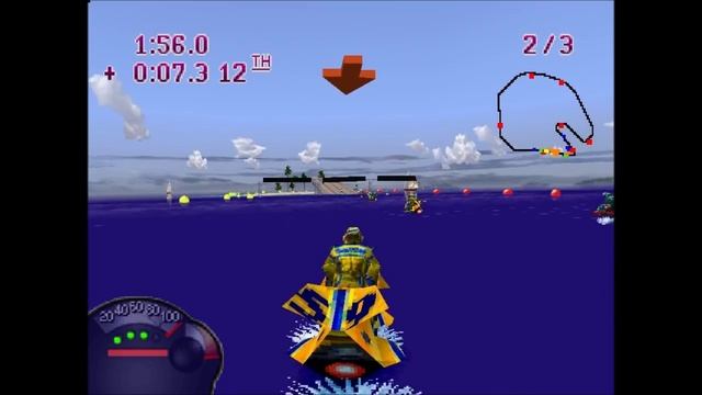 Jet Moto - PS1 Gameplay смотреть онлайн