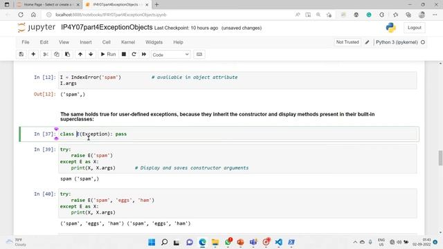 IP4Y07part4Exception Objects смотреть онлайн