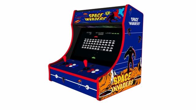 Space Invaders Bartop Arcade Machine with 3000 Games, 24 Inch Screen смотреть онлайн