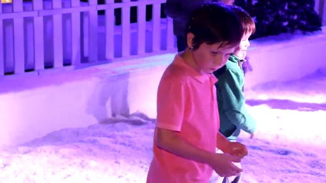Дети Исмагила Шангареева и дети Рената Ибрагимова играют в снежки (Абу Даби, ОАЭ) смотреть онлайн