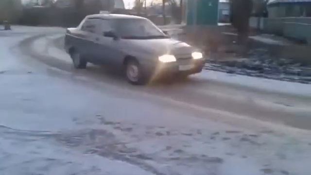 Vlog Первый снег или Олеся катается . смотреть онлайн