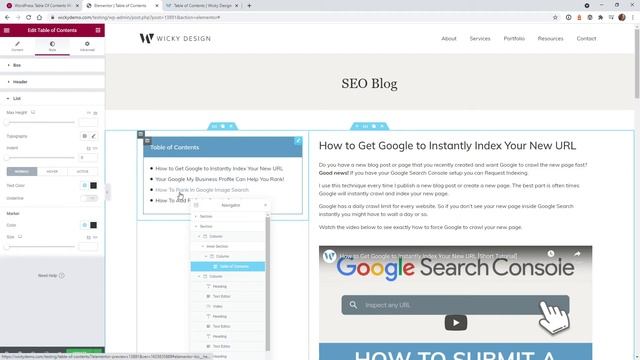 How to Add Table of Contents [Elementor Pro Tutorial] смотреть онлайн