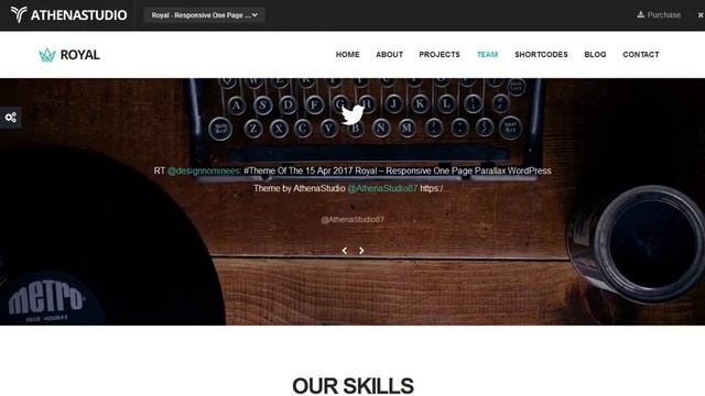 Royal - Responsive One Page Parallax WordPress Theme смотреть онлайн