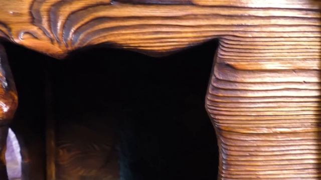 Домик для кошки из дерева "под старину" - Классный кошачий домик - смотреть онлайн