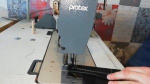 Швейная машинка для средних и тяжёлых тканей с тройным продвижением. Protex TY-0618-1