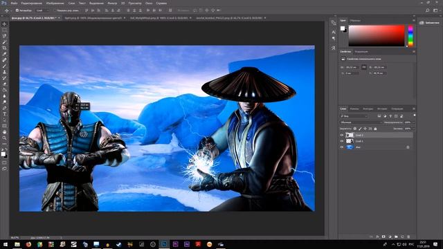 Создаем макет заставки. Работа с файлом в формате PSD. Практика (Перезалив) смотреть онлайн
