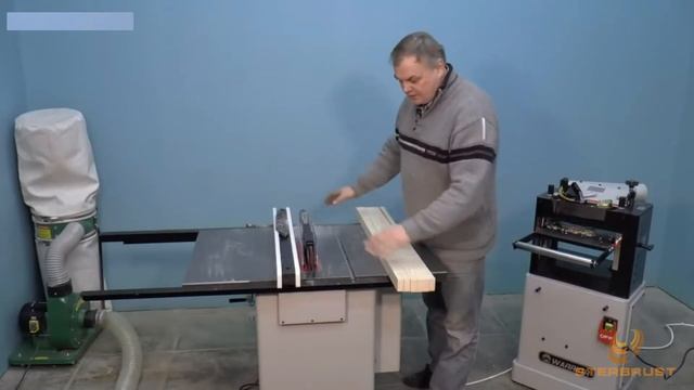 Изготовление мебельного щита на станках Warrior W0206 и W0702 смотреть онлайн
