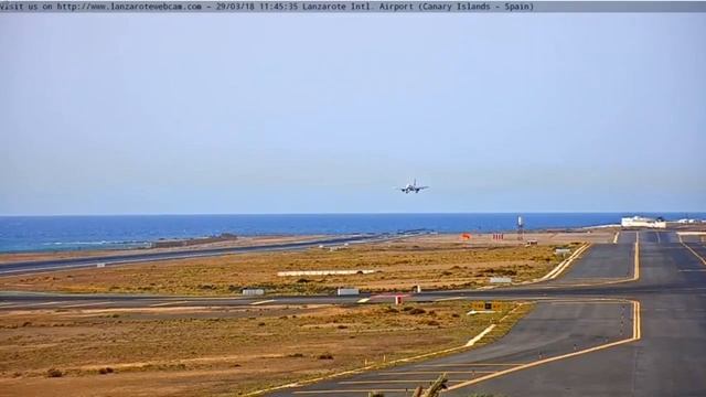 Аэропорт Лансароте (Lanzarote Airport). Испания. смотреть онлайн
