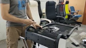 Как собрать офисное компьютерное кресло Метта