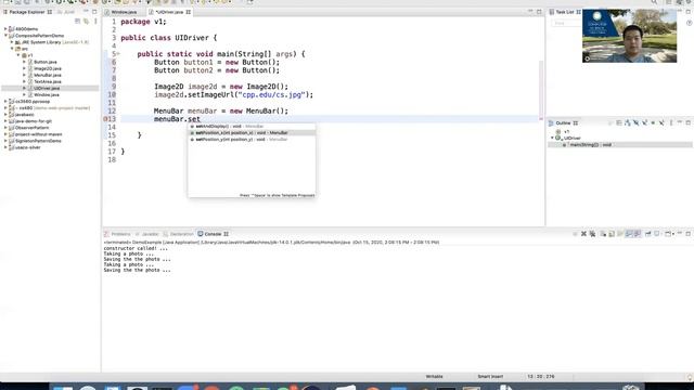 CS3560 Object-Oriented Design and Programming - Composite Pattern смотреть онлайн