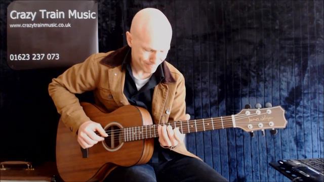 Dadgad playing in dadgad using James Neligan parlour guitar смотреть онлайн