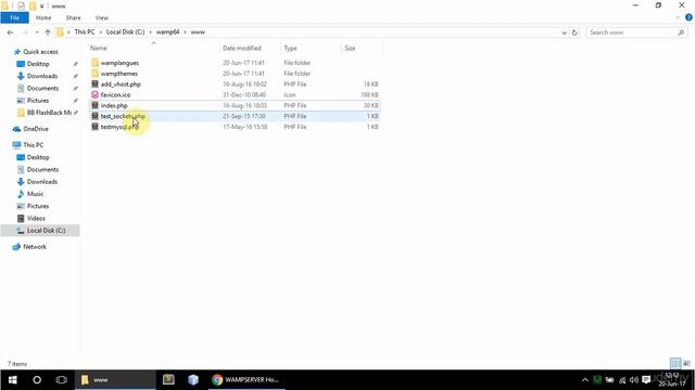 03 the root folder www - PHP and MySQL beginner to developer смотреть онлайн