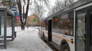 Автобус ЛиАЗ-5292.60 остановка Улица Гайдара (Клин) 10.12.2023