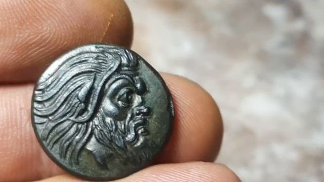 Пантикапей тетрахалк.Античная монета Боспорского царства. смотреть онлайн