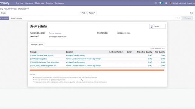 How to Import Stock Inventory from Excel/Csv File | Odoo App Feature #odooapp #Stock смотреть онлайн