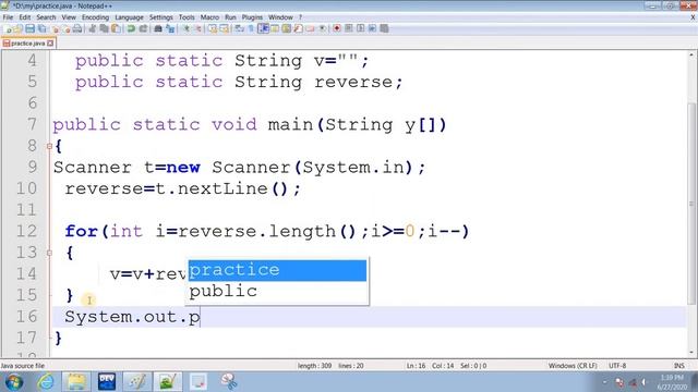 Program to Reverse String variable java || Reverse String Urdu/Hindi (Jawad Aslam) смотреть онлайн