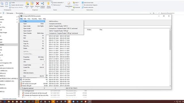 Crear archivo .zip en 7-ZIP смотреть онлайн