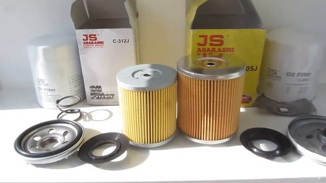 Сравнение масляных фильтров JS Asakashi C312J и JS Asakashi C805J