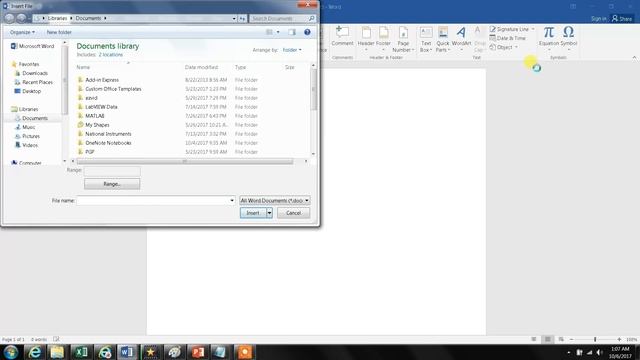 How to Combine Multiple Word Documents into a Single One - Word 2016 смотреть онлайн
