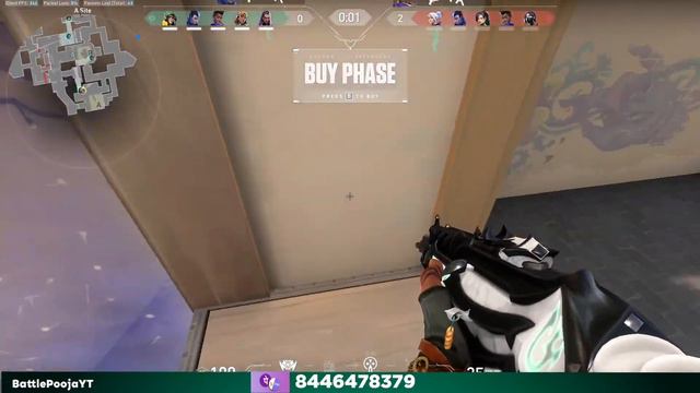 Valorant Live Stream || ONLY UNRATED || BATTLEPOOJA❤| discord !id !playlist !spec смотреть онлайн