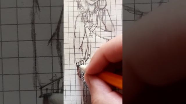 Рисую Олю из новеллы Зайчик (читайте описание) смотреть онлайн