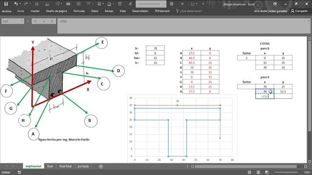 Dibujos dinámicos en Excel / Excel para ingeniería смотреть онлайн