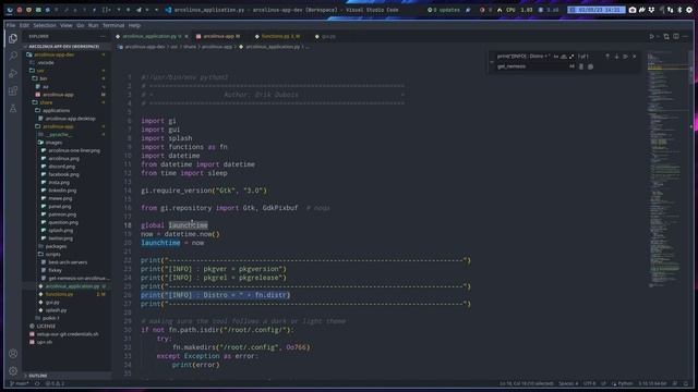 ArcoLinux : 3503 ArcoLinux App 30 - Creating a log system - ending with an issue смотреть онлайн