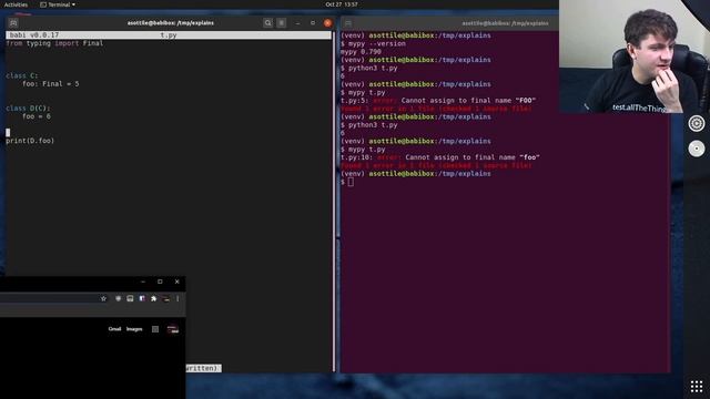 python typing: Final / @final (intermediate) anthony explains #132 смотреть онлайн