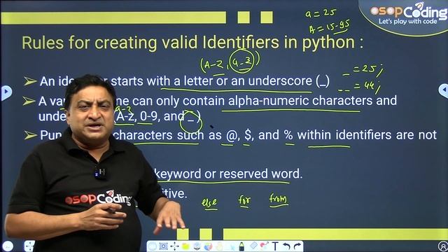 #Lecture9 - Variables Declaration Rules in Python | Variable / Identifiers Naming Conventions | смотреть онлайн