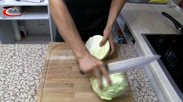 Как нашинковать капусту соломкой | Школа кулинарии смотреть онлайн