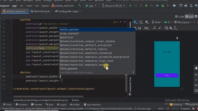 How to implement interactive Glassmorphism in app | Kotlin | Android App Development смотреть онлайн