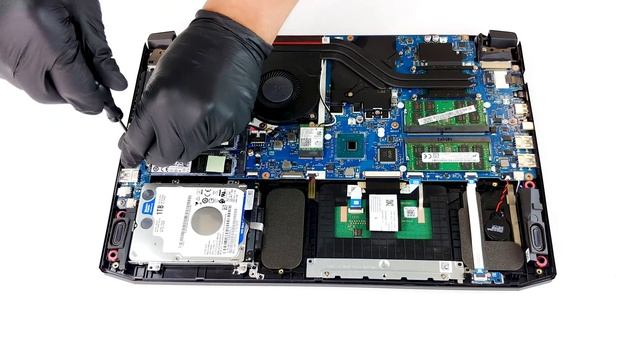 Acer Nitro 7 (AN715-51) (GTX 1650) - disassembly and upgrade options смотреть онлайн