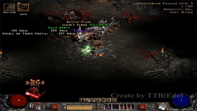 Diablo 2 Fury Within Druid hoá Gấu Aura Sanctuary farm Diablo Elder siêu nhanh смотреть онлайн