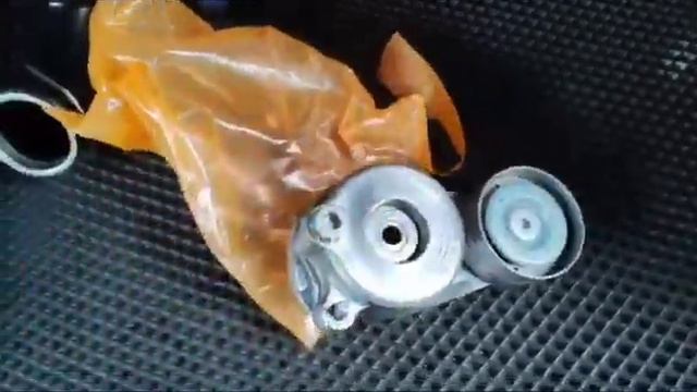 Замена натяжителя обводного ремня, мерседес гл 2007, 164 кузов